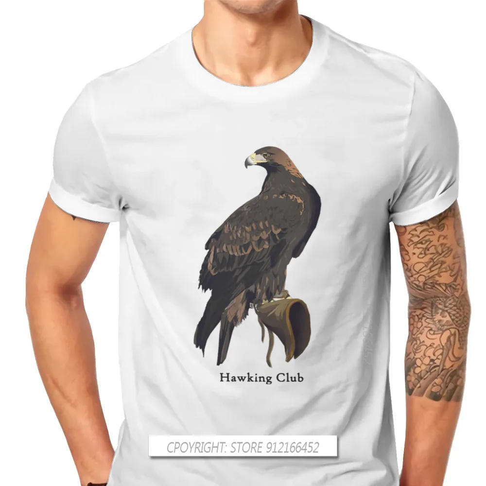 CHC Golden Eagle Harajuku TShirt Falconry Austringer Bird Printed Tops Comfortable T Shirt Men Tees Unique Gift Idea