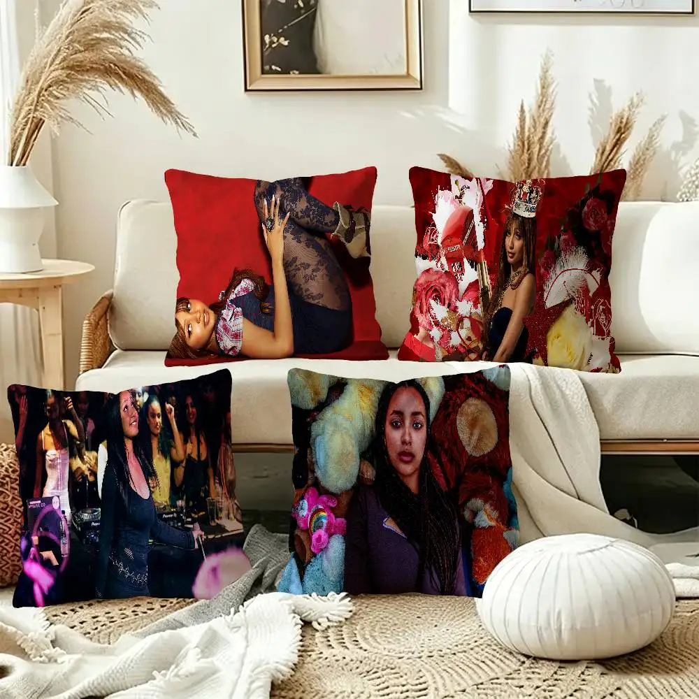 Singer Pink Pantheress Cushion Cover Decorative Pillow Sofa Home Decor case pillow cases