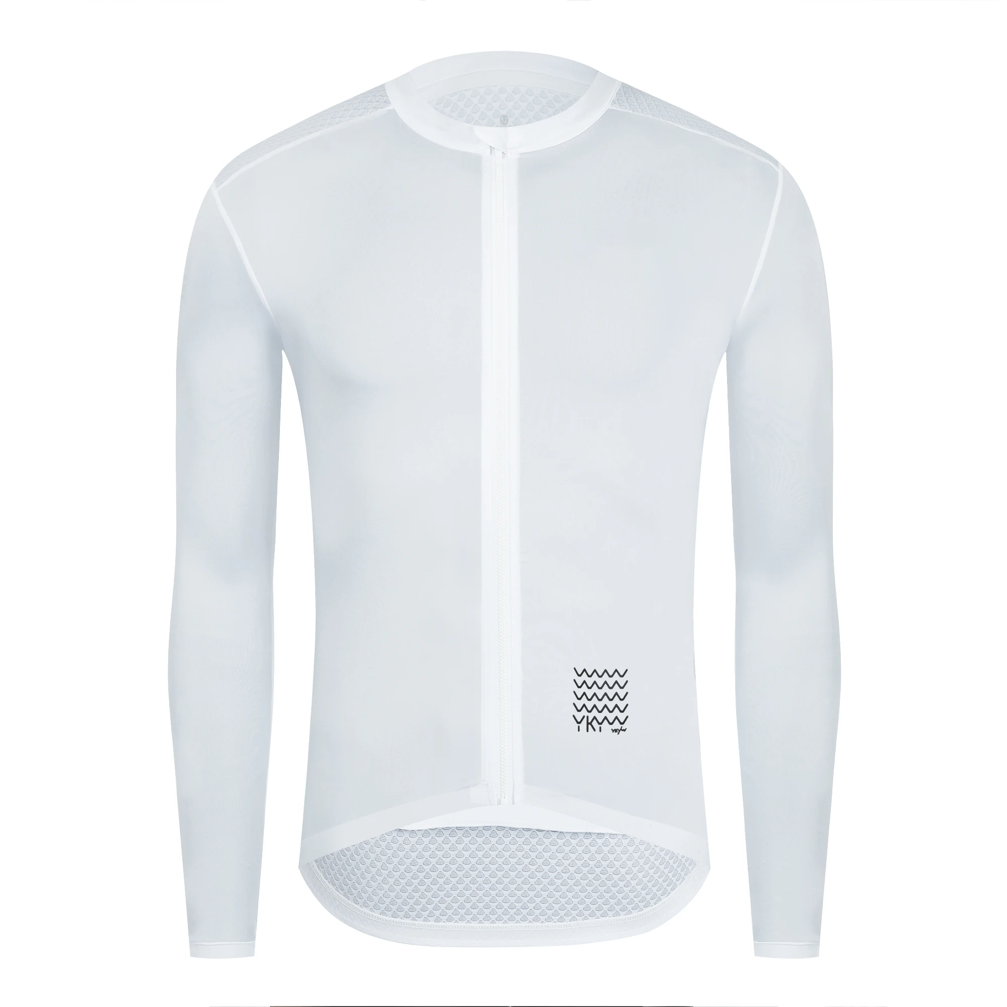 YKYWBIKE Herren-Radtrikot, langärmelig, leicht, Pro Team, schweißhemmend, atmungsaktiv, Rennrad-Trikot, Fahrradshirt – Detail 24