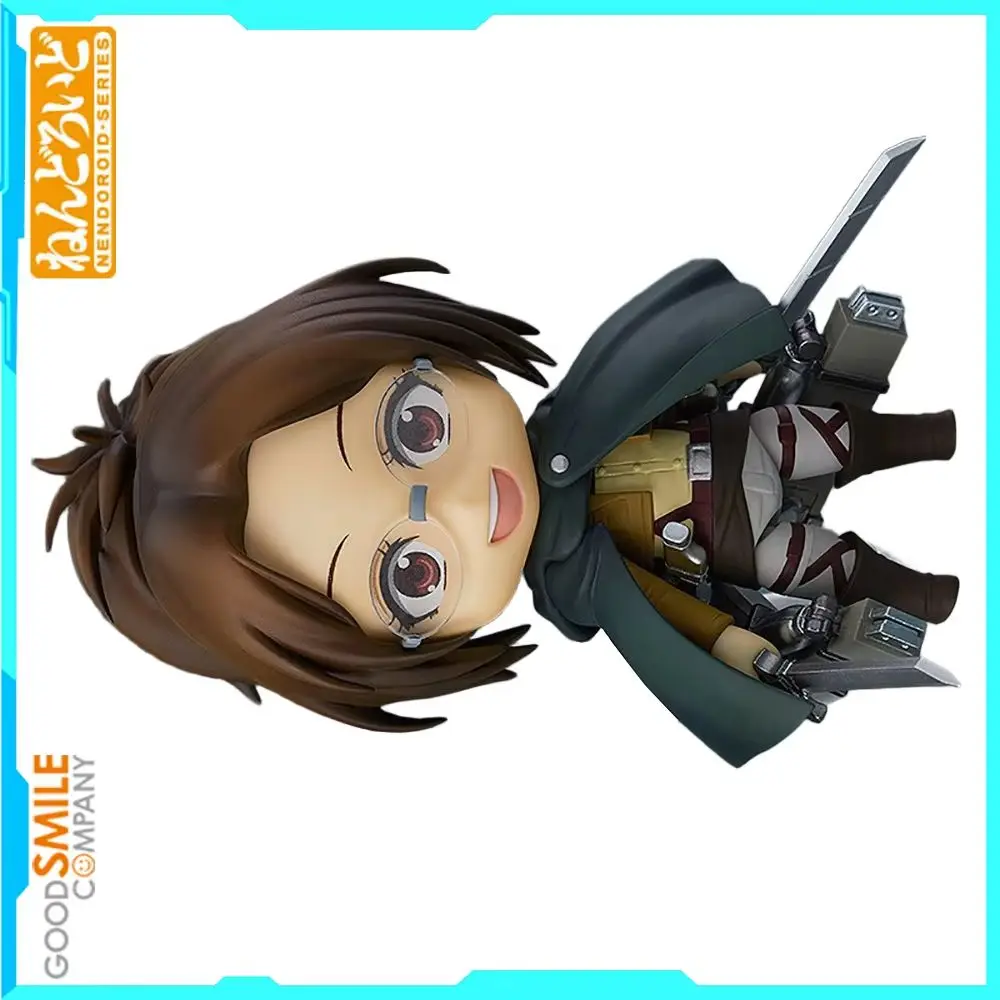 

100% Original Good Smile Company Nendoroid #1123 Shingeki No Kyojin Hange Zoe Anime Figure Action Figure Model Decoration Kawaii
