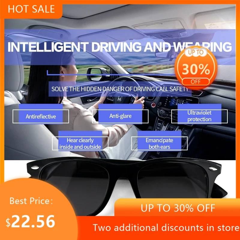 Cross Border Smart Bluetooth Glasses That Can Replace Myopia Glasses Opening Style Bluetooth Glasses Sunglasses Glasses Hot 2026