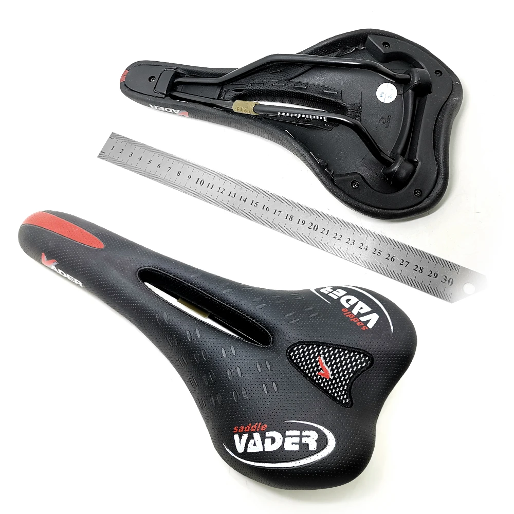 E0141 Bicycle Saddle Soft Comfortable Cycling Road Bicycle Hollow Seat Mountain Bike Accessories White/Black