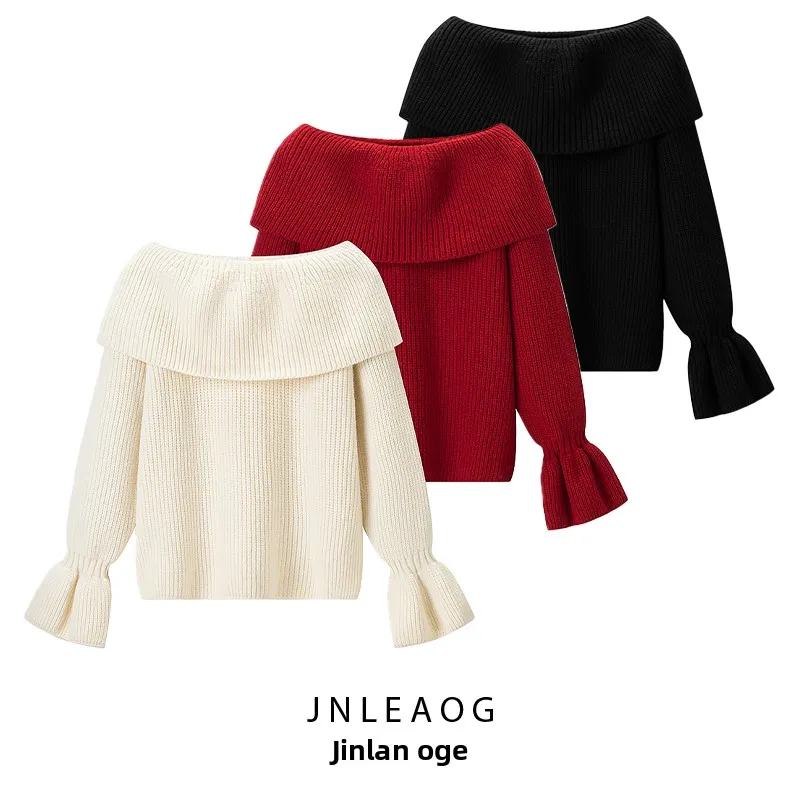 

JNLEAOG, осенний новый модный однотонный свитер, женский уличный длинный свек, повседневный универсальный дизайн, полиэфирное волокно