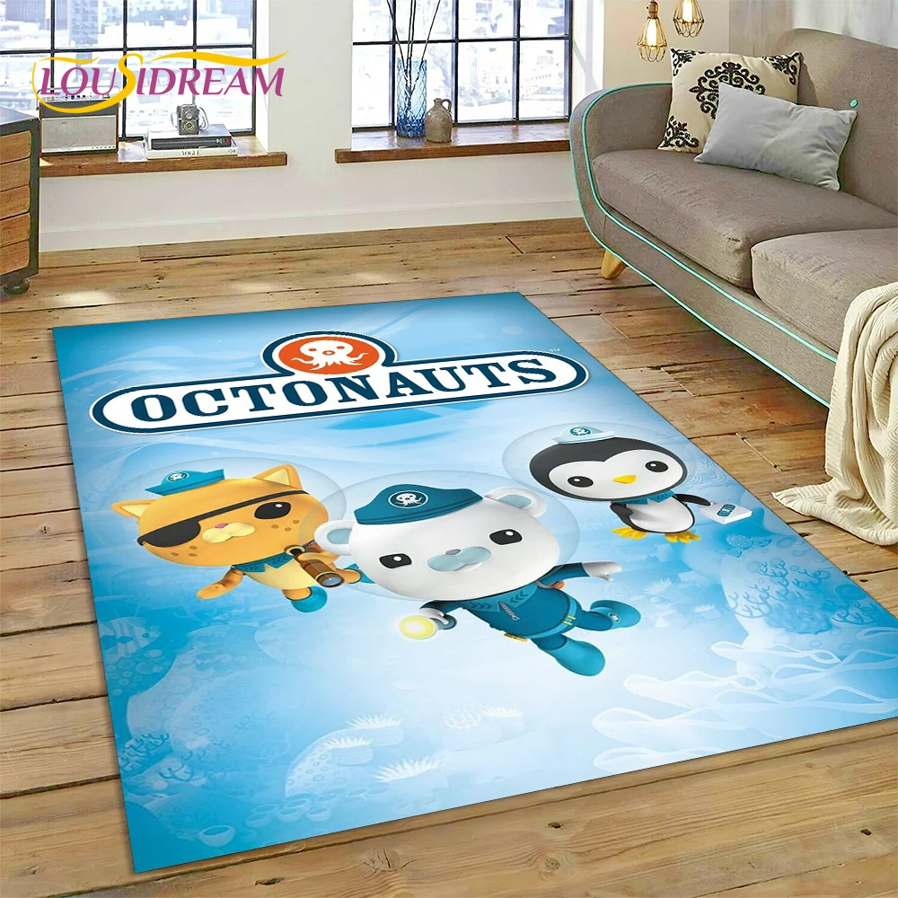 

3D Cartoon The Octonauts Barnacles Area Rug,Carpet Rug for Living Room Bedroom Sofa Doormat Decoration, Kids Non-slip Floor Mat