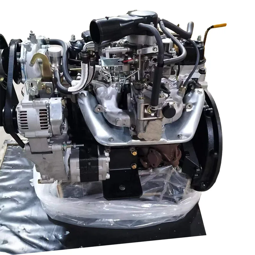 High quality toyota 4y complete engine with hydraulic pump for All Terrain Forklift 4x4 Engine Complete Toyota Engine Assyembly