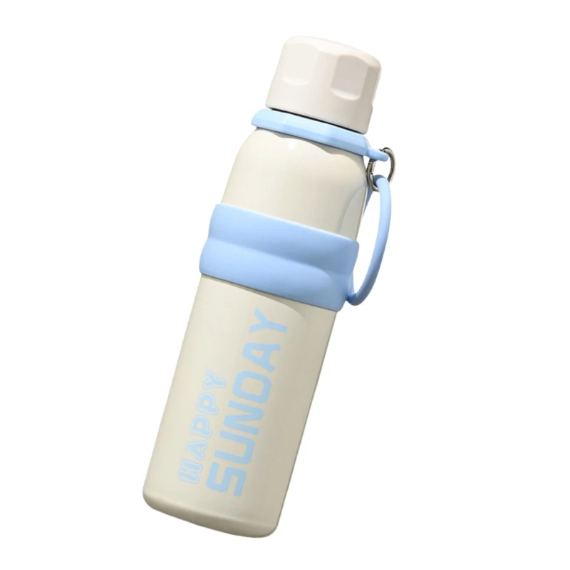 KX4B ขวดน้ำสแตนเลสหุ้มฉนวนสุญญากาศสำหรับเครื่องดื่ม Drinkware ถ้วยฟาง