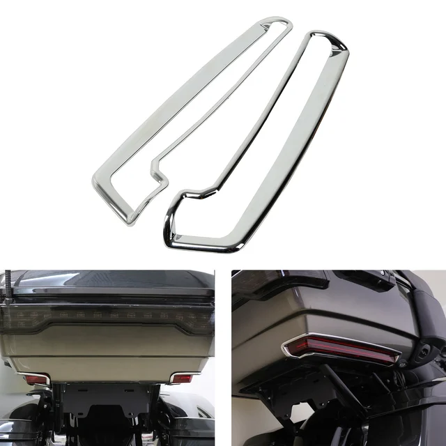Listwa ozdobna bocznego światła obrysowego motocykla do bagażnika Harley Electra Tri Glide 2014-2021