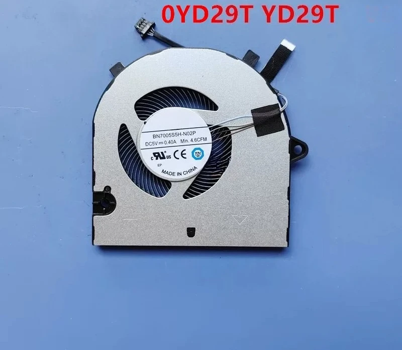 B=For Laptop CPU Cooling Fan EG50050S1-CH80-S9A BN7005S5H-N02P DC5V 0.40A 4Pin  Dell Latitude 3420 3520 0YD29T YD29T