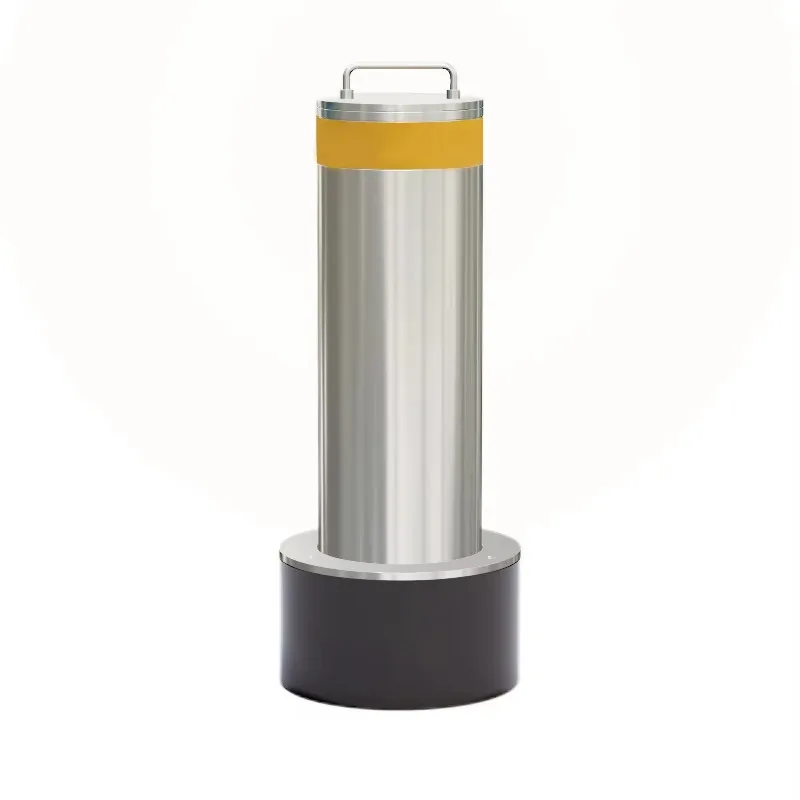 Modern Landscape Crash Barrier Manual Removable Bollard Post with Lock Forms Landscape Architecture Safety Hardware