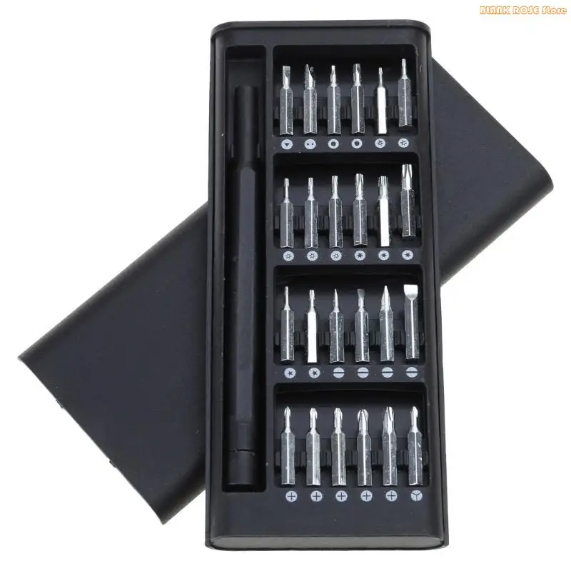 K1AE 25 in 1 Screwdriver Set Professional Repair Tool for Phone Computer Watch Laptop Screwdriver for Glasses