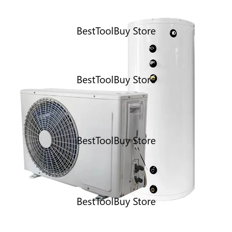 

Energy-saving heat pump 4KW 7KW inverter heat pump water heater, used for heating and cooling in small houses