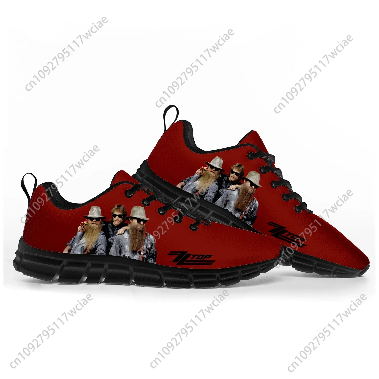 

Top Hard Rock Band ZZ Fashion Popular Sports Shoes Mens Womens Teenager Sneakers Custom High Quality Couple Shoes