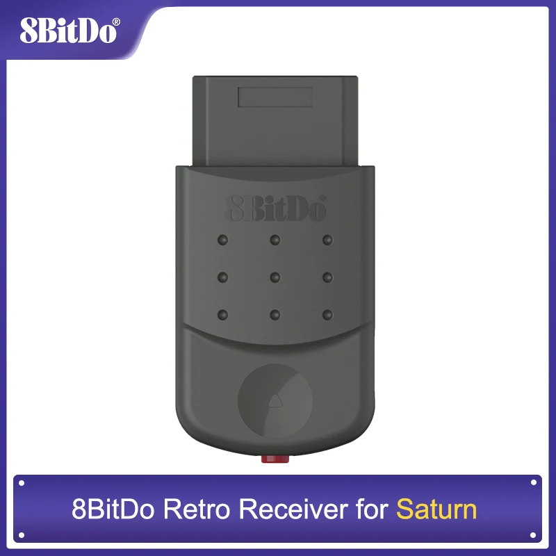 8BitDo Retro Receiver Adapter For Saturn, Windows Compatible with Xbox Series, Xbox One, Switch Pro, PS5, PS4 Controller