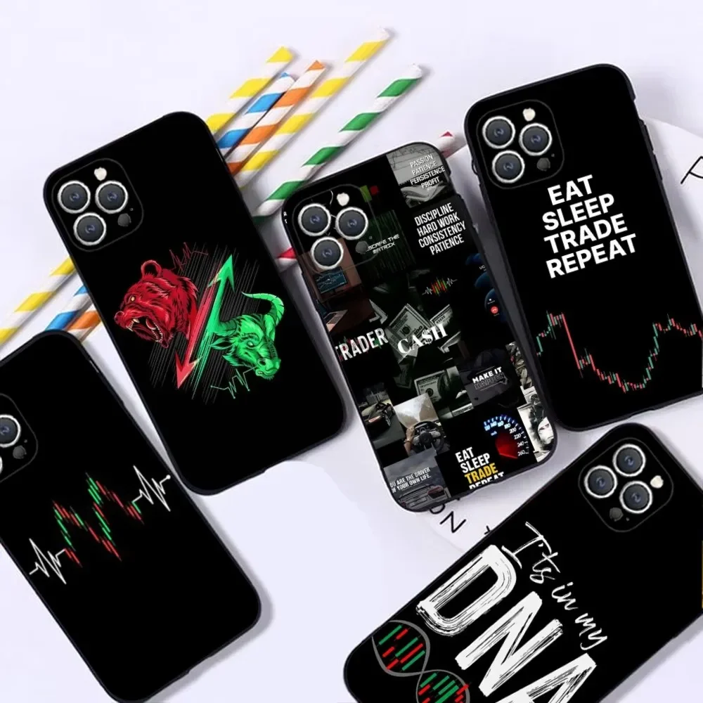 

Day Trading Day Trader Phone Case For iPhone 16,15,14,13,12,Pro,Max,11,7,8,Plus,XR,XS Max Shockproof Silicone Soft Shell