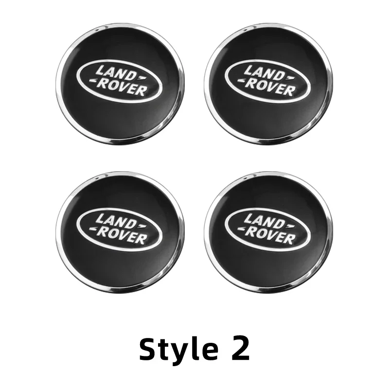 4pcs 62mm Wheel Center Cap Logo Hub Cover Badge Emblem For Land Rover Range Rover Freelander Defender Sport Evoque 3 4 L319 L462