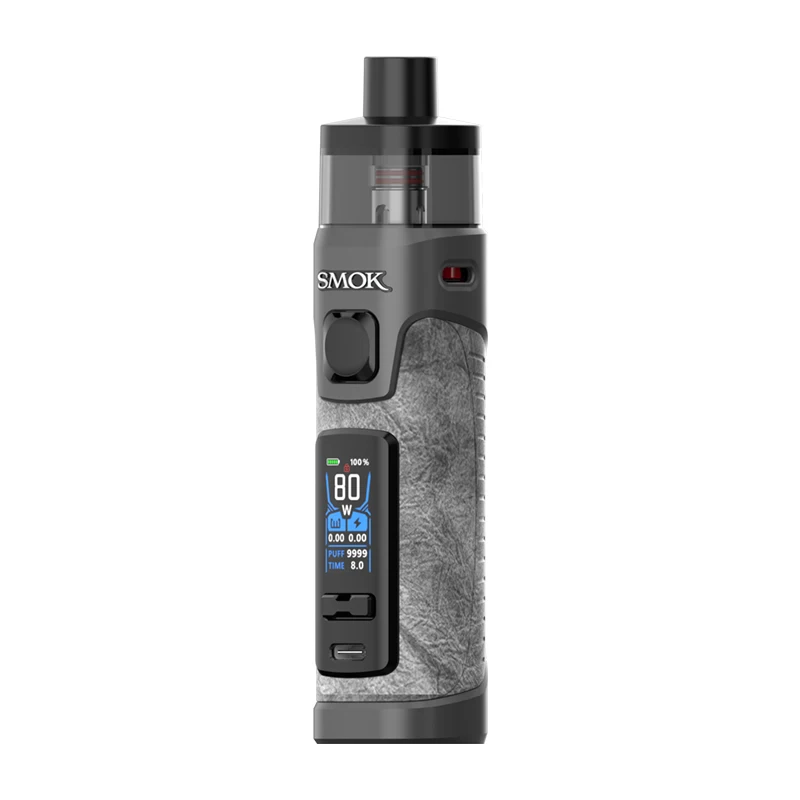 Smok Original RPM 5 Pro Kit 80W บุหรี่ไฟฟ้า, บุหรี่ไฟฟ้าแบบขดลวด3ตาข่าย6.5ml 18650แบตเตอรี่3.7ml