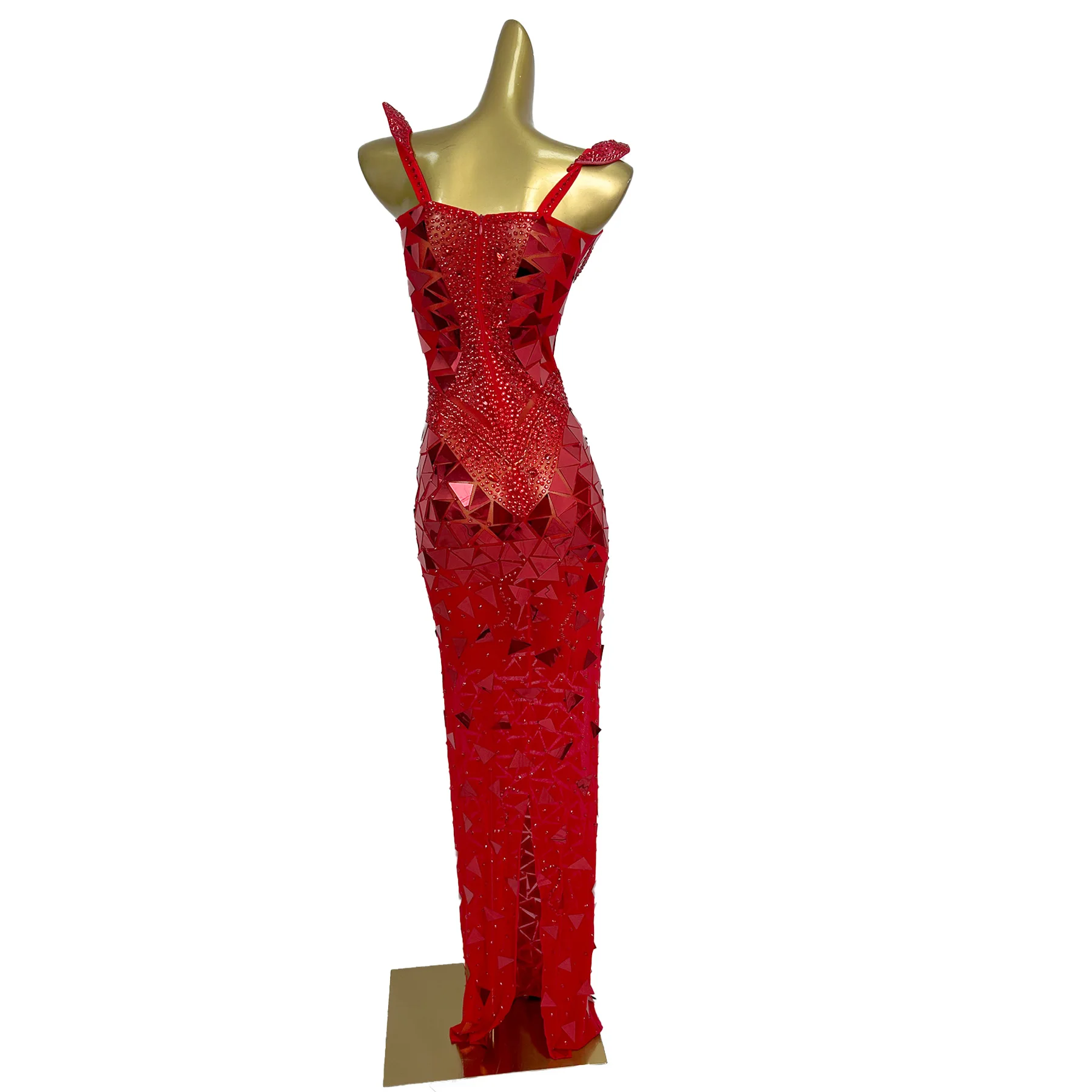 

Luxury Glitter Sequins Evening Prom Maxi Dress Women Homecoming Birthday Banquet Dinner Rhinestone Dress Night Club Party Outfit