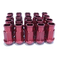 Racing Wheel Lug Nuts M12 X 1.25MM M12 X 1.5MM  50MM Aluminium Wheel Lug Nuts Screw For Nissan Subaru Suzuki Toyota Honda Mazda