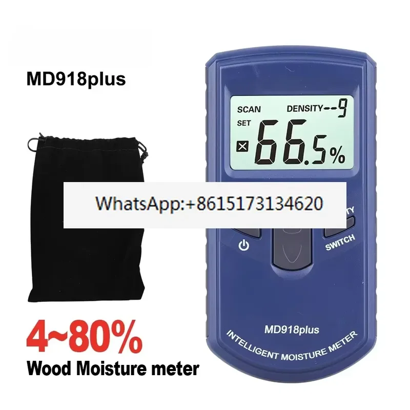 Intelligent moisture meter Wood MD918plus hygrometer Quantity measurement Wood tool electromagnetic induction measurement