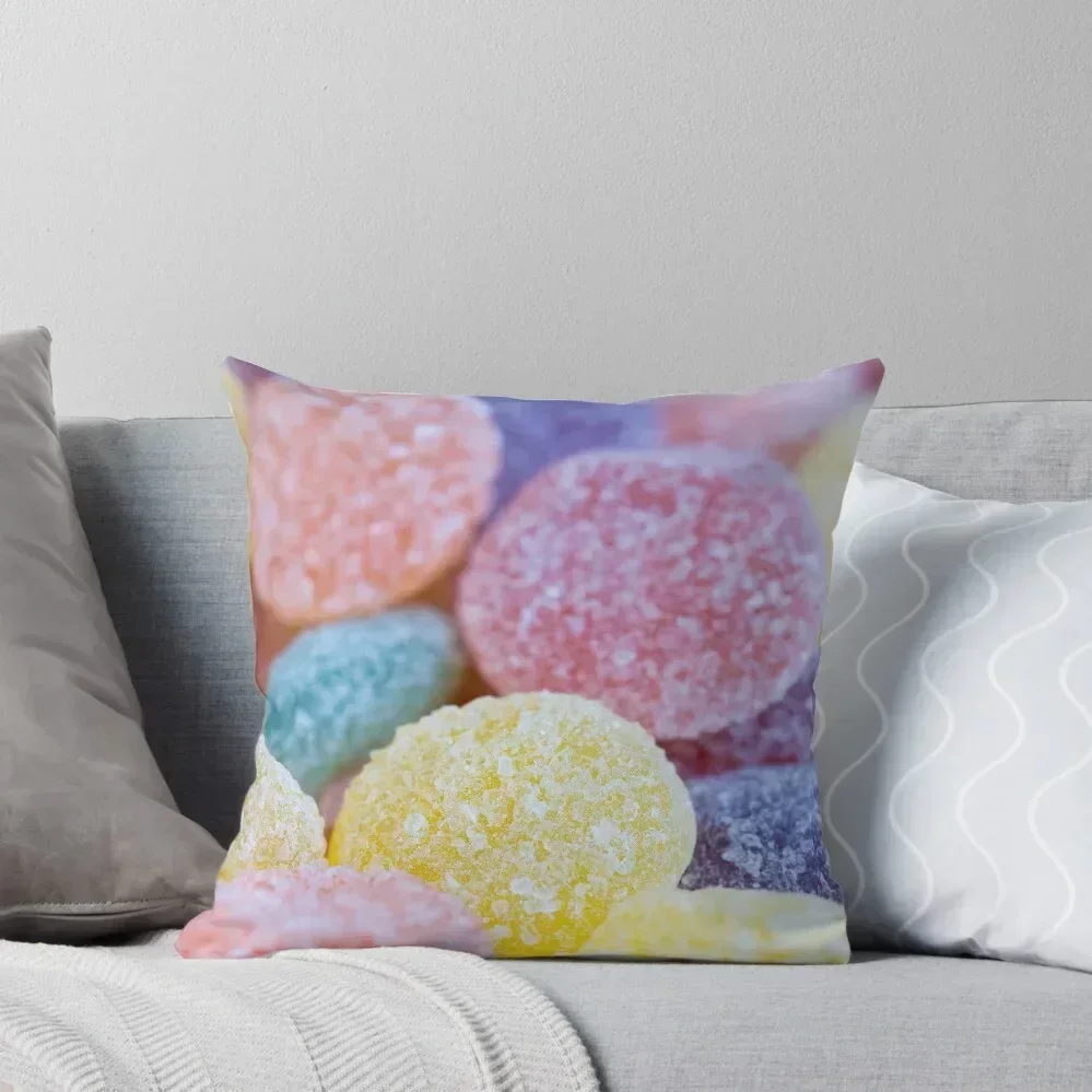 Jelly Tots Throw Pillow Covers For Sofas Embroidered Cushion Cover pillow