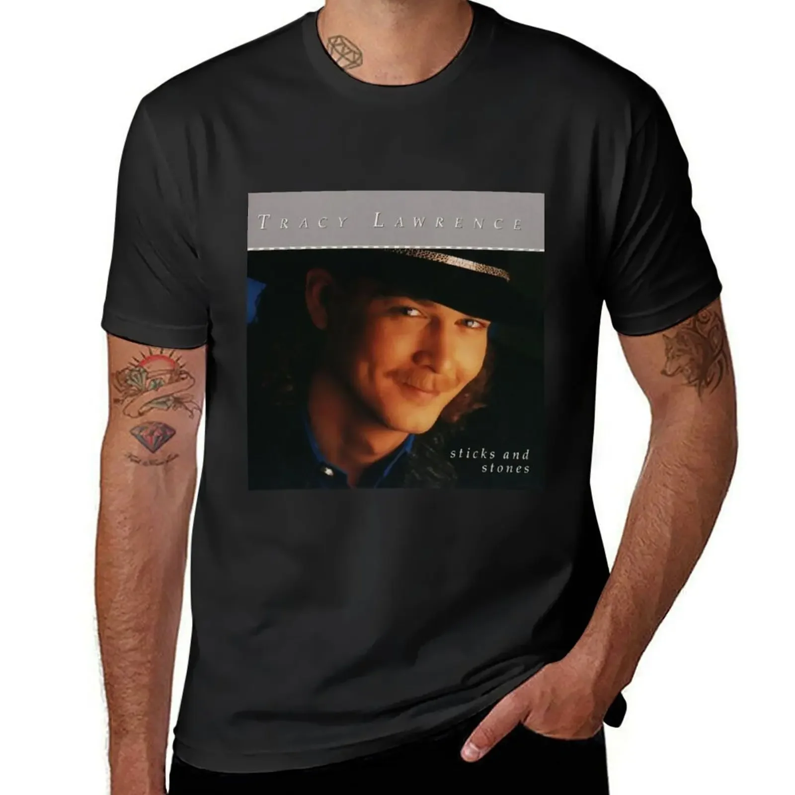 Tracy Lawrence T-Shirt anime clothes oversizeds graphics mens workout shirts