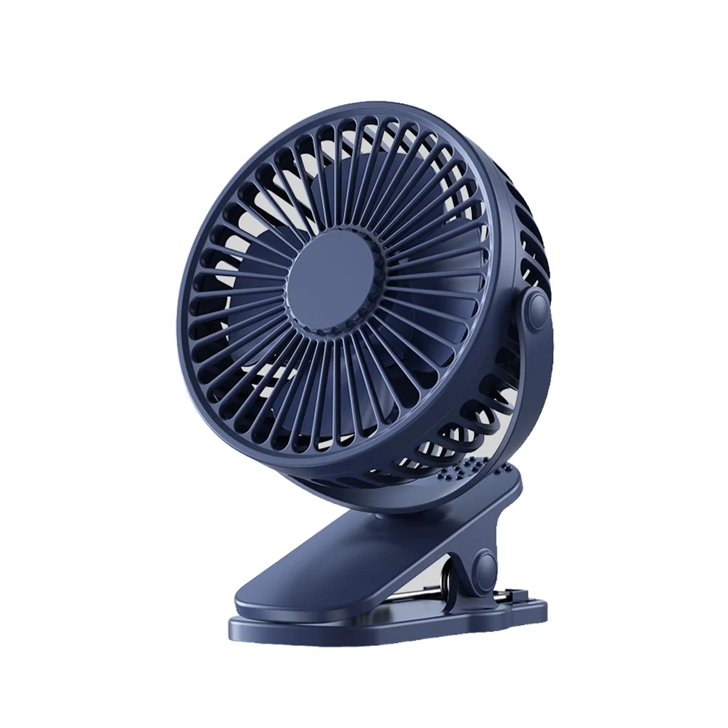 Clip Fan Portable Solid Color 2 in 1 Rotatable Bedroom Sleeping Fans