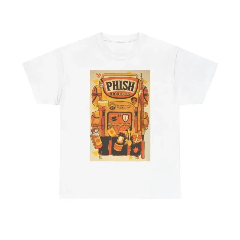 Phish T Shirt Retro Rock Merch Multiple Colors Usa Heavy Cotton