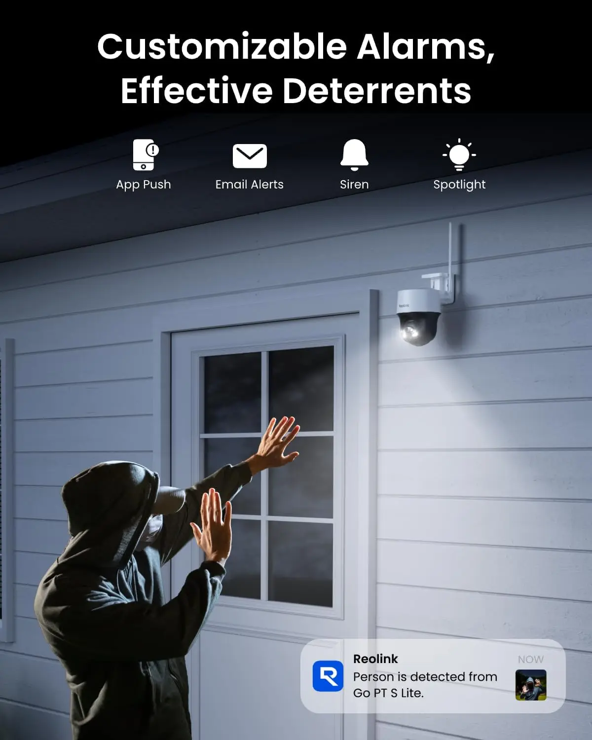 2K 4G LTE Cellular Security Camera, Wireless Solar-Powered Outdoor, Built-in Fixed SIM Card (Data Plan Required), 360° Pan-Tilt & Auto Tracking, Color Night Vision, Smart AI Detection - view 6