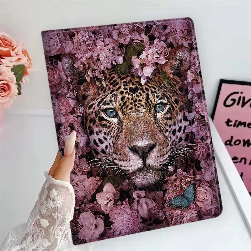 Animal Cool Leopard Pattern For Samsung Galaxy Tab S11 S10 S9 S8 S7 S6 A10.1 A9 A8 A7 10.1 Lite FE Plus Inch Tablet Case