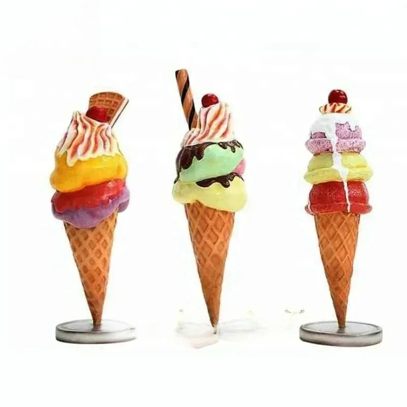 

Exquisite Outdoor Garden Furniture Custom Fiberglass Ice Cream Table And Chairs For Sale