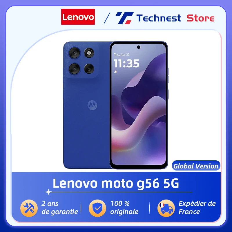 Viedtālrunis Lenovo moto g56 5G 120Hz 50MP IP68 IP69