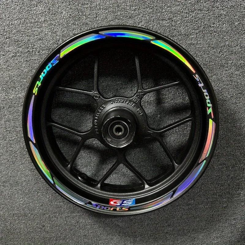 28PCS/three-piece GS wheel letter sticker motorcycle 16-inch wheel hub decoration DIY sticker