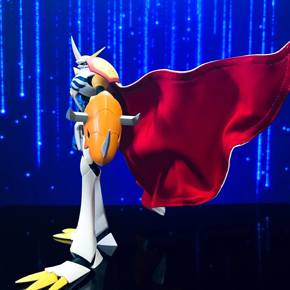 【عباءة فقط】shf 1/12 مقياس أنيمي شخصية Omegamon القماش عباءة كيب شال نموذج ل 6 "عمل الشكل ألعاب الدمى