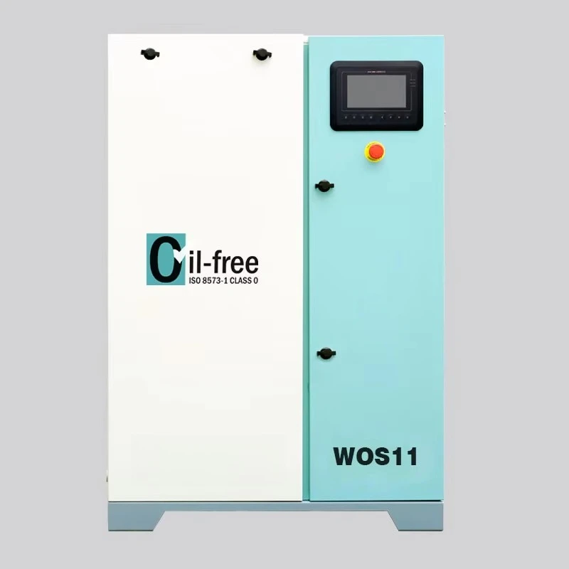 Best 2.2-22kw Small Compressor Scroll Oil Free Screw Compressor Medical Grade Scroll Oil Free Air Compressor