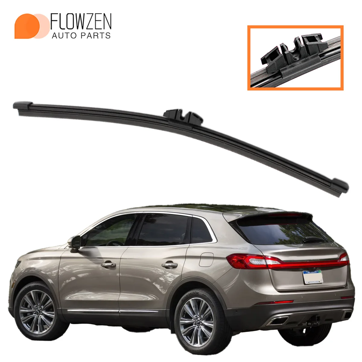 1 Stück Heckscheibenwischer Passend für Lincoln MKX MK2 2016-2018 Autoteile Heckscheibenwischerblätter Scheibenwischer-Zubehörteile