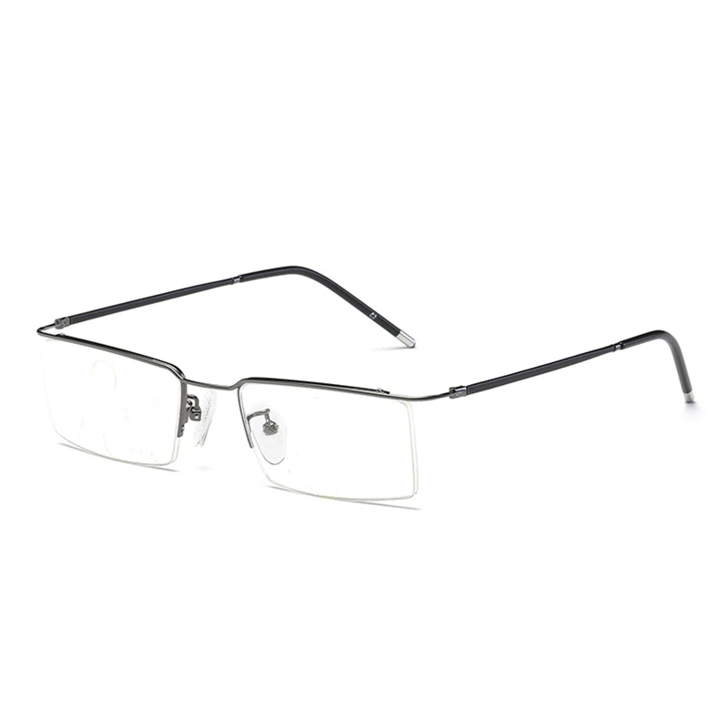 

Ультралегкие мужские прямоугольные прогрессивные Мультифокальные очки для чтения очки для дальнозоркости с защитой от синего света лупа