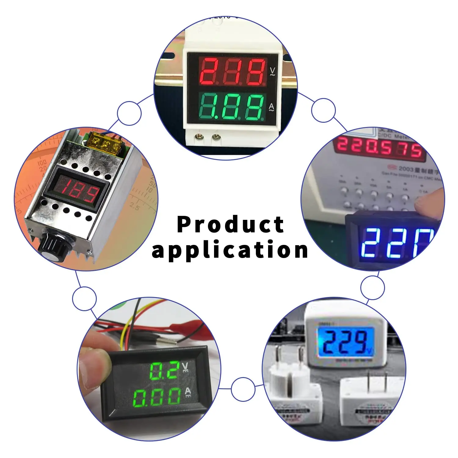 Digital Voltage Display 4Pack 0.56\
