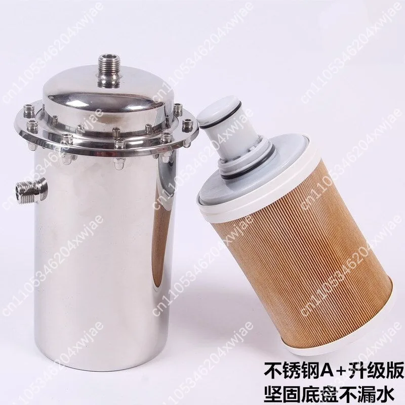 304 Stainless Steel Filter Tank Reusable Filter Cartridge Housing Water Purifier Demo Testing Tool For Household Filtration