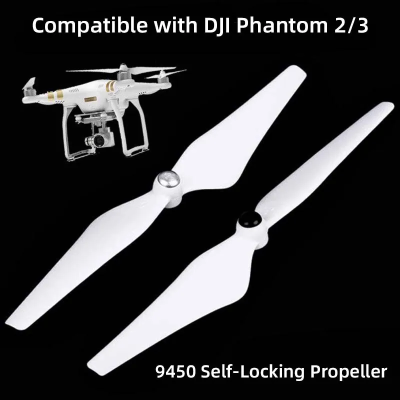 Hélice 9450 Hélice autoblocante Compatible con DJI Phantom 3/3A/3SE/3P Alas de hélice Accesorios para drones