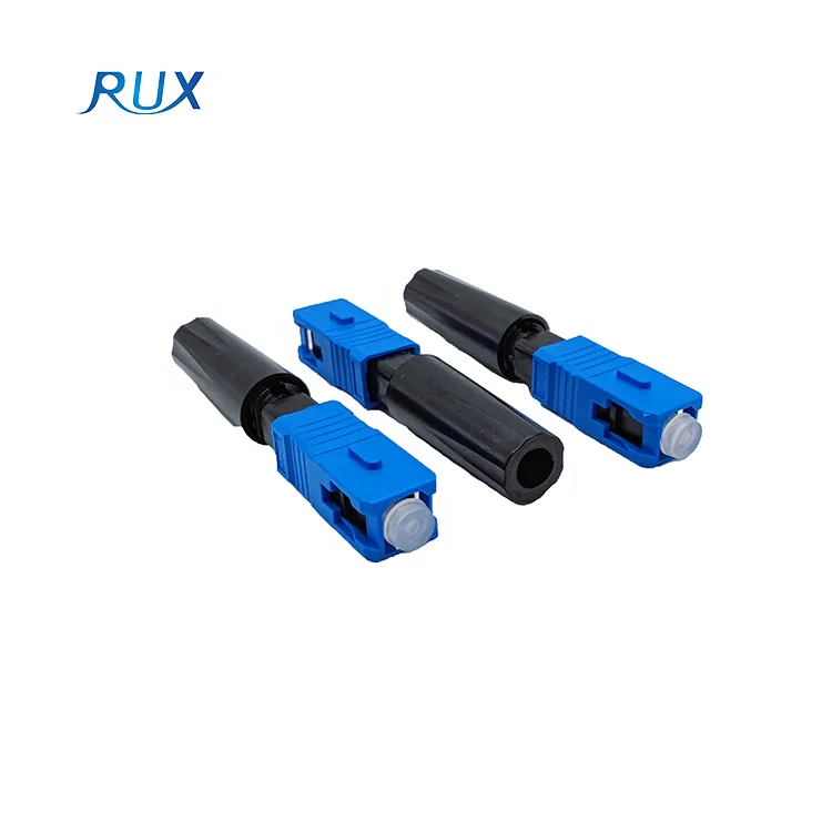 FTTH Fiber Optic Fast Connector SC UPC SC APC Fast Connector Assembly Connector for Drop Cable