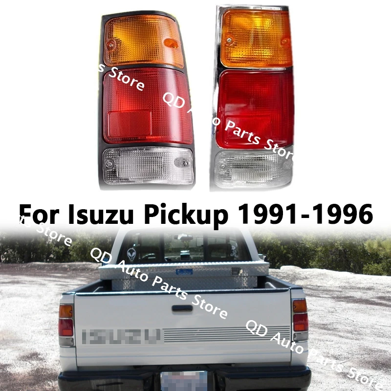 

Левый и правый задний фонарь автомобиля с проводами лампочек для Isuzu Pickup 1991-1993 1994 1995 1996 для грузовика Holden Rodeo TF TFR