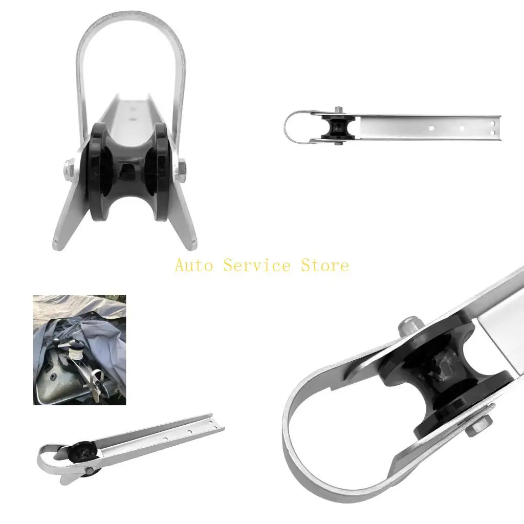 462A 390Mm Stainless Steel Support Roller Marine Mooring Accessories for Bows Mounting Provide Reliable Anchoring Support