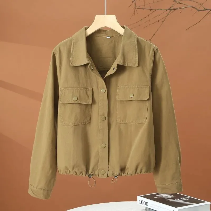 

Short Shirt Jacket for Women Autumn 2025 New Loose Jacket Outer Korean Style Casual Women's Top