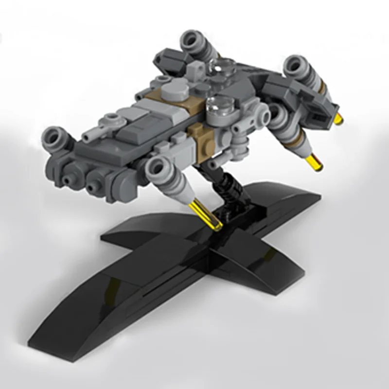 143pcs MOC Ultramicro Onyx Cinder Simple Stand Version Star Battle Model Building Blocks Toy Craft Creative Assemble Collection