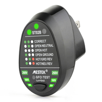 MESTEK Advanced RCD Electric Socket Tester Automatic Neutral Live Earth Wire Testing Circuit Polarity Detector Wall