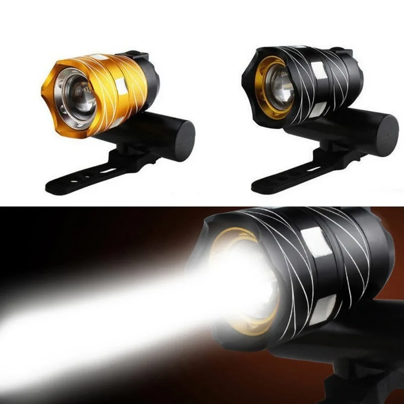 Mountain Bike Long-range Spotlight Waterproof T6 LED Bicycle Front Lamp Torch Headlight With USB Rechargeable Cycling light