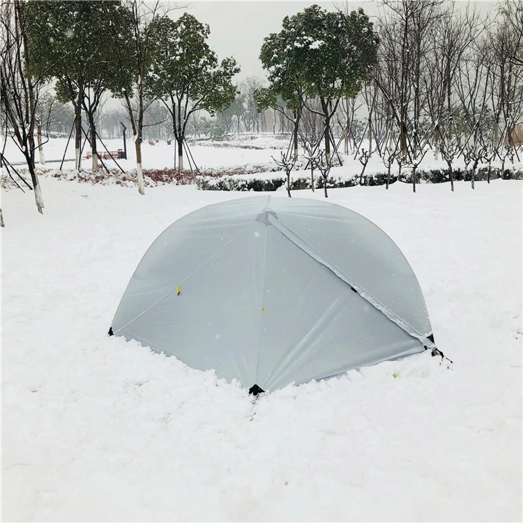 High-end 1 Person Tent 4 Season Freestanding for Camping,CZX-246 Backpacking 2 Doors 2 Vestibules Snow Tent come with footprint