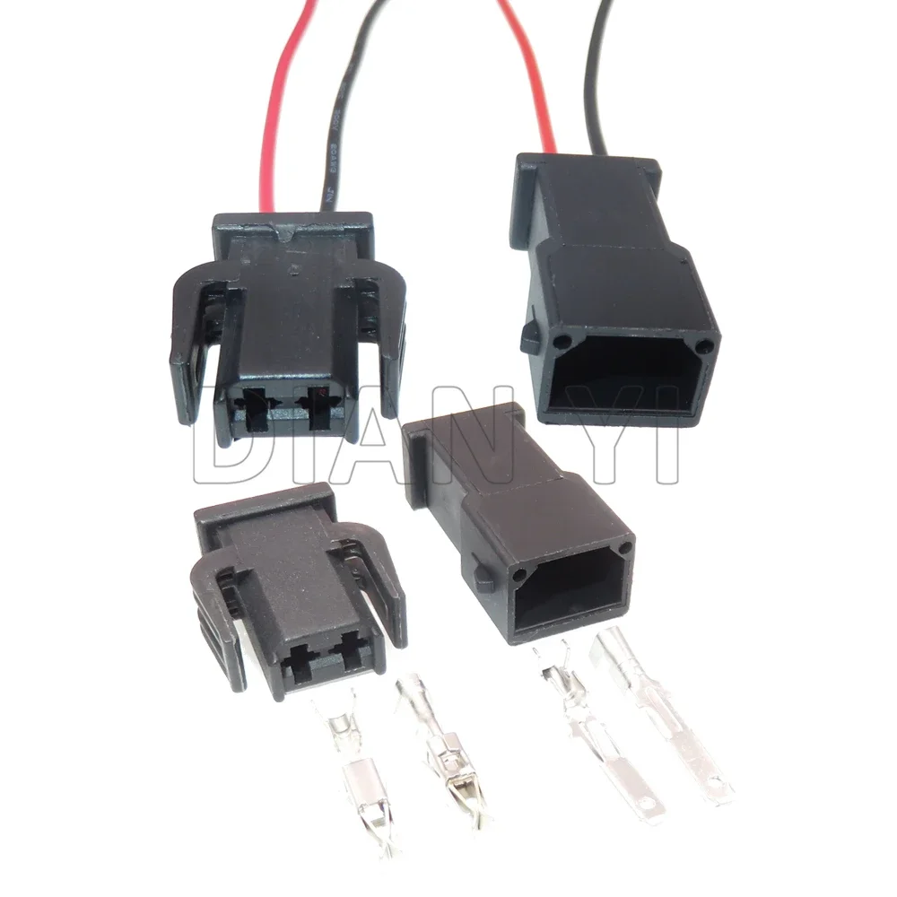 1 Set 2 Way Auto Door Light Wire Cable Socket With Terminal 893971632 893971992 AC Assembly Car ABS Sensor Unsealed Connector