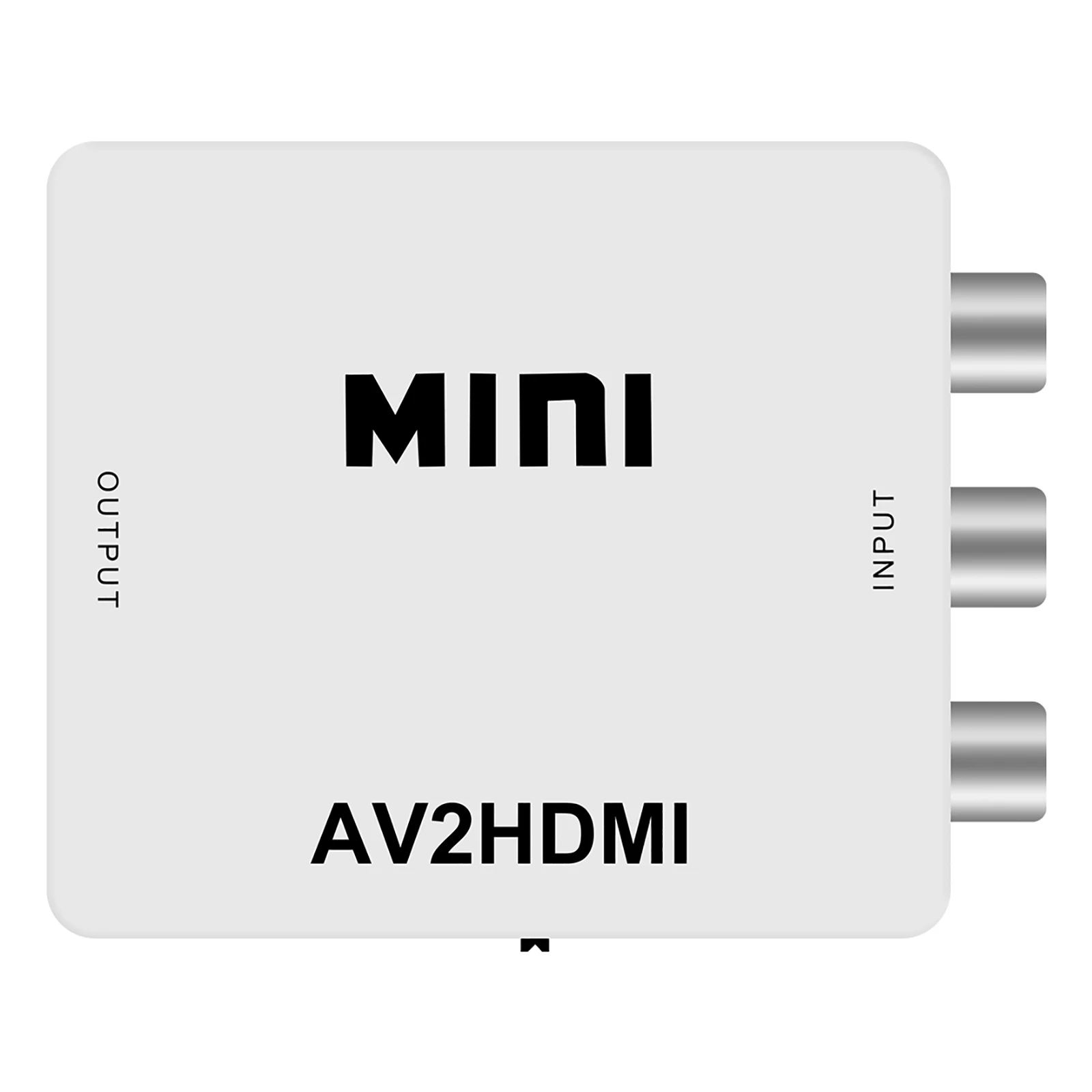 RCA to HDMI AV to HDMI Full HD 1080P AV2HDMI Mini AV to HDMI Converte Signal Converter for TV VHS VCR DVD Records