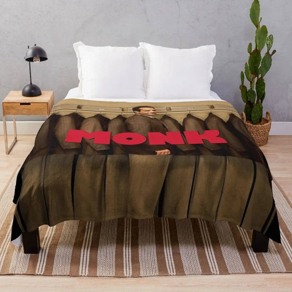 

Adrian Monk Throw Blanket Blankets For Bed Hair Soft Big Furrys Blankets